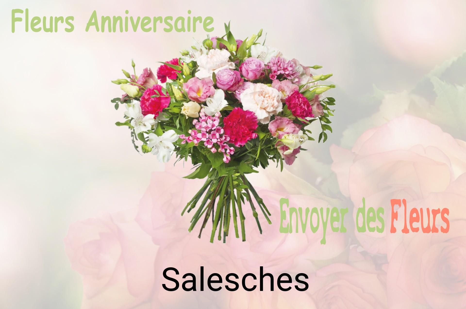Bouquet de fleurs d’anniversaire livré à Salesches
